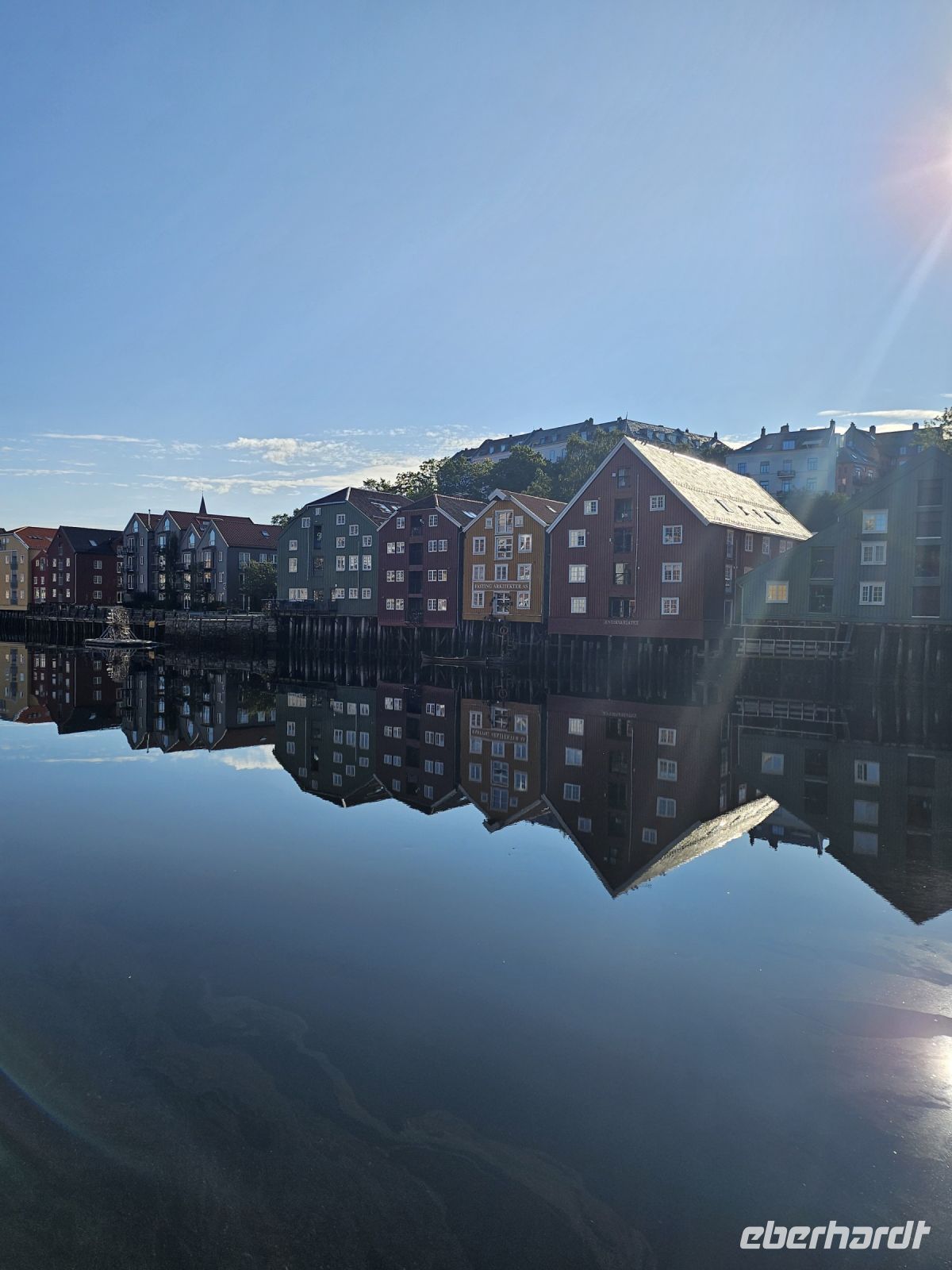 Morgenidyll in Trondheim