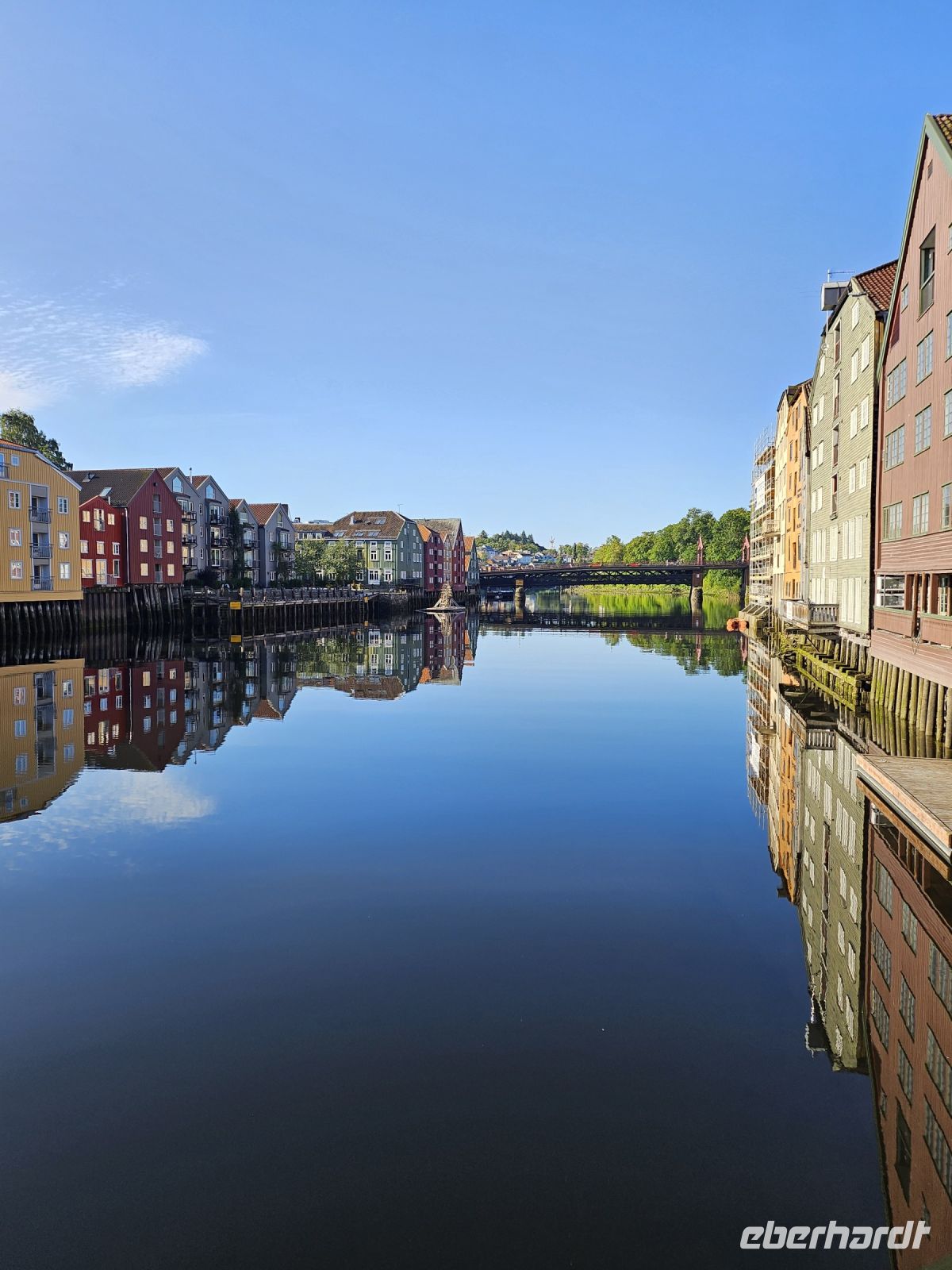 Morgenidyll in Trondheim