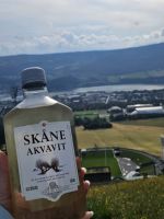 Akvavit-Verkostung an der Schanze Lillehammer