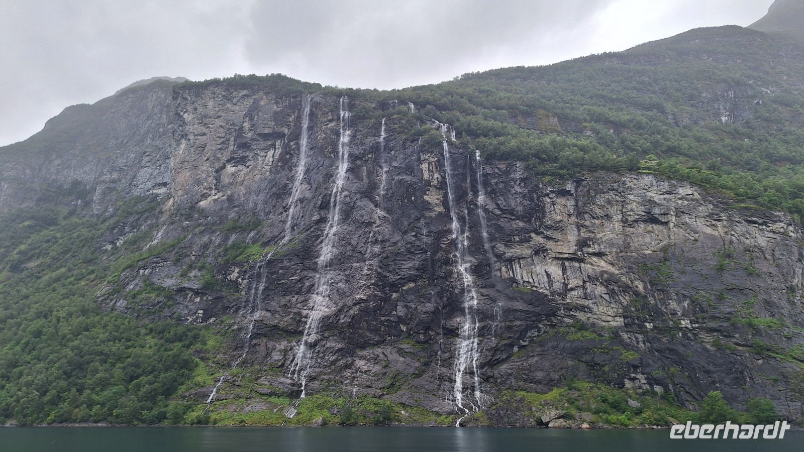 Geiranger Fjord: die sieben Schwestern