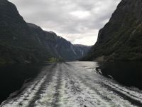 auf dem Naeroyfjord - engste Stelle