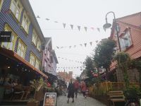 Bunte Strasse in Stavanger