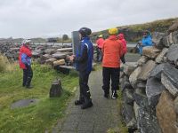 Regen bei Atlantikradtour