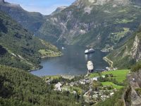 Blick nach Geiranger