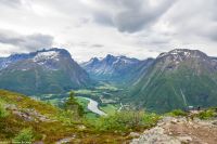 Åndalsnes - Blick nach Trollheim