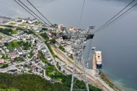 Åndalsnes - Romsdalengondolen mit M/S Trollfjord