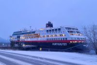 Die MS Trollfjord in Alta (2)