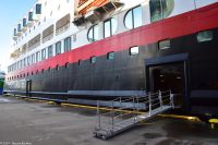 MS Trollfjord - etwas Seltenes was Gäste nie zu Gesicht bekommen - geschweige denn benutzen dürfen - den Ausgang auf der Steuerbordseite