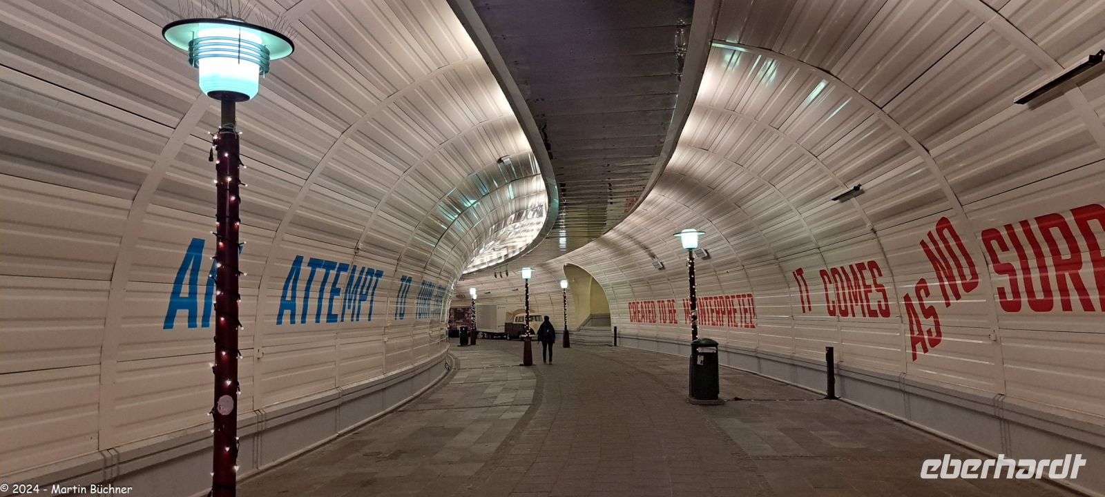 Ålesund - ein versteckter Fußgängertunnel unter der Stadt