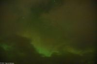 Offene Meeresstrecke: Folda mit Polarlicht