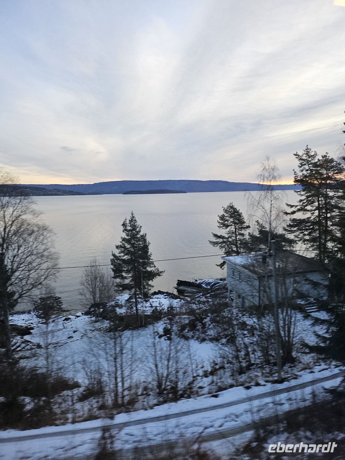 Beginn der Zugfahrt mit der Bergensbanen
