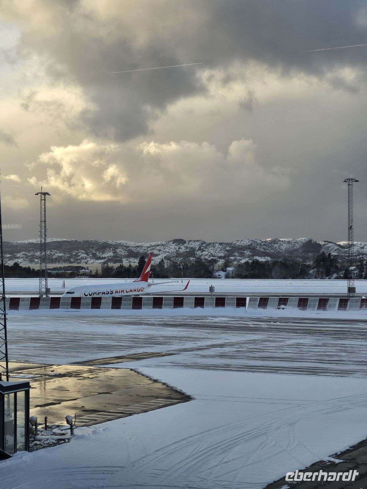 Abreise bei Schnee und Glätte