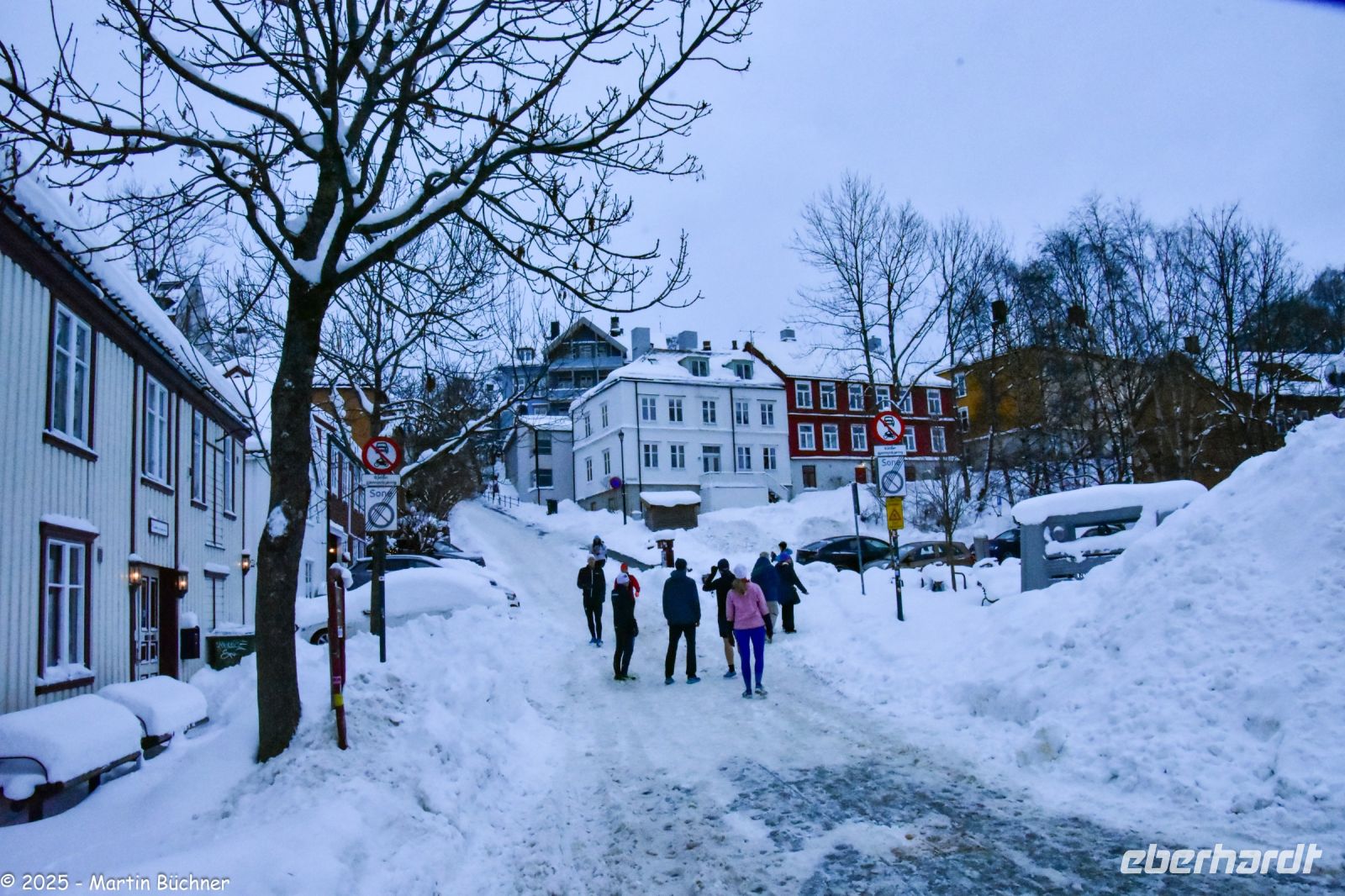 Trondheim - Stadtteil Bakklandet - Sykkeltrampen - der Fahrradlift