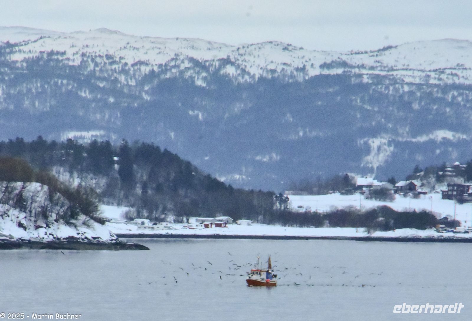 Fischerboot im Trondheimfjord