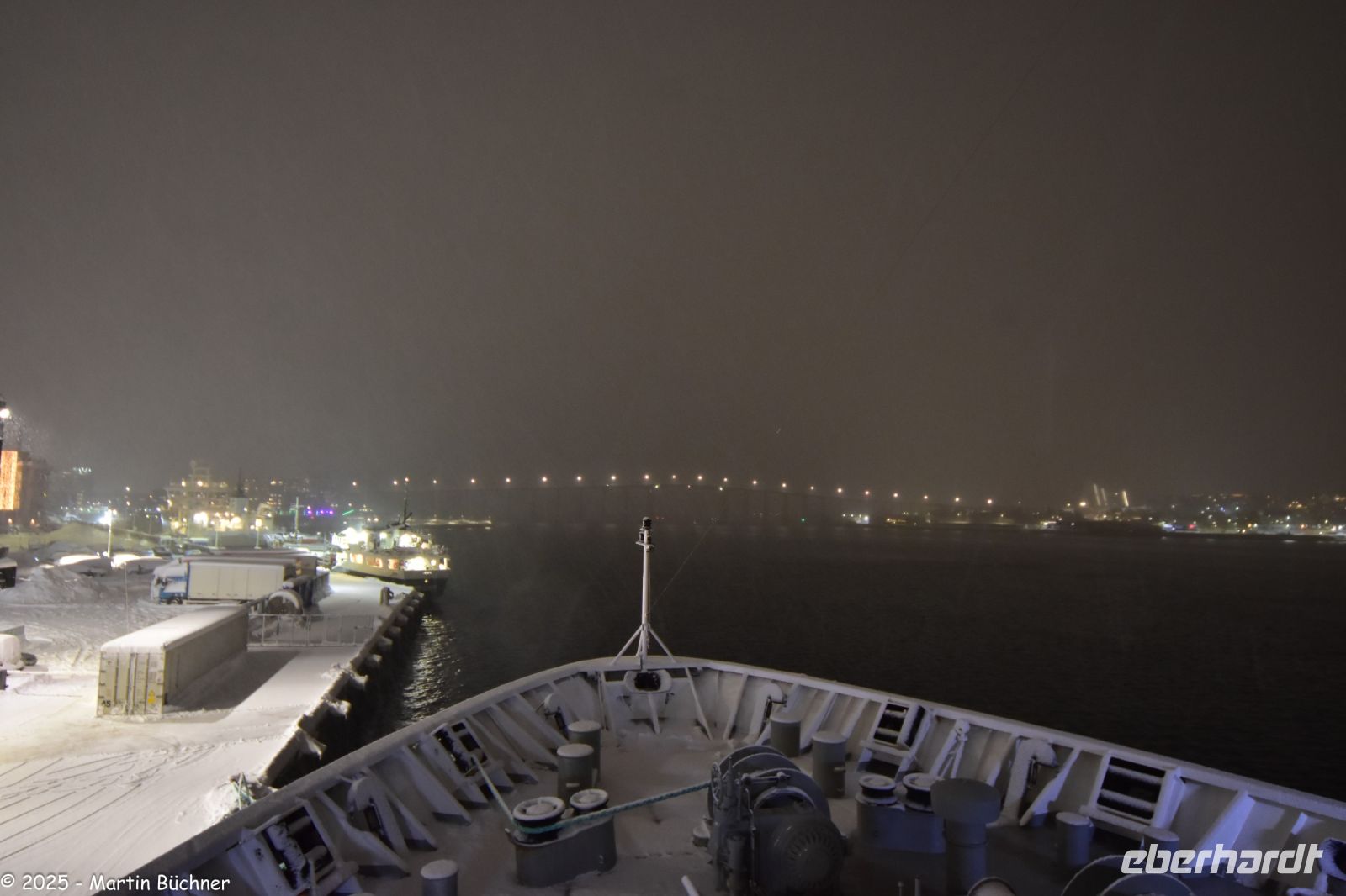 Hurtigruten MS Kong Harald - Abfahrt aus Tromsø