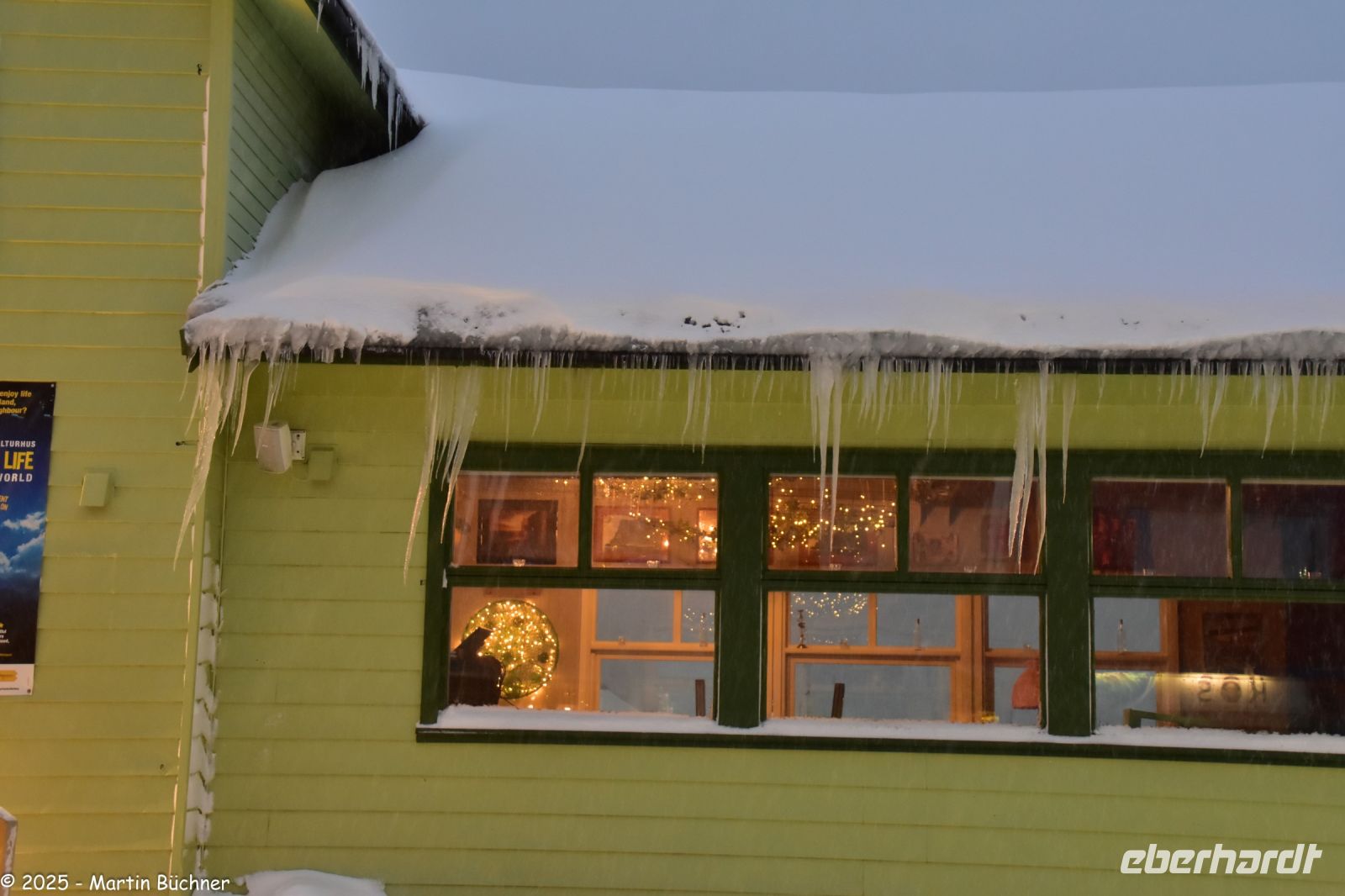 Eiszapfen in Honningsvåg