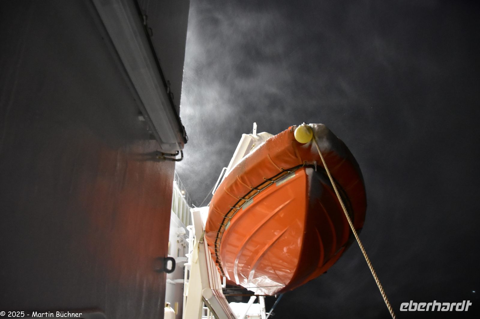 Honningsvåg - Schneesturm auf der Barentssee