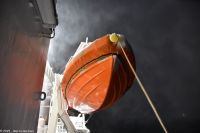 Honningsvåg - Schneesturm auf der Barentssee