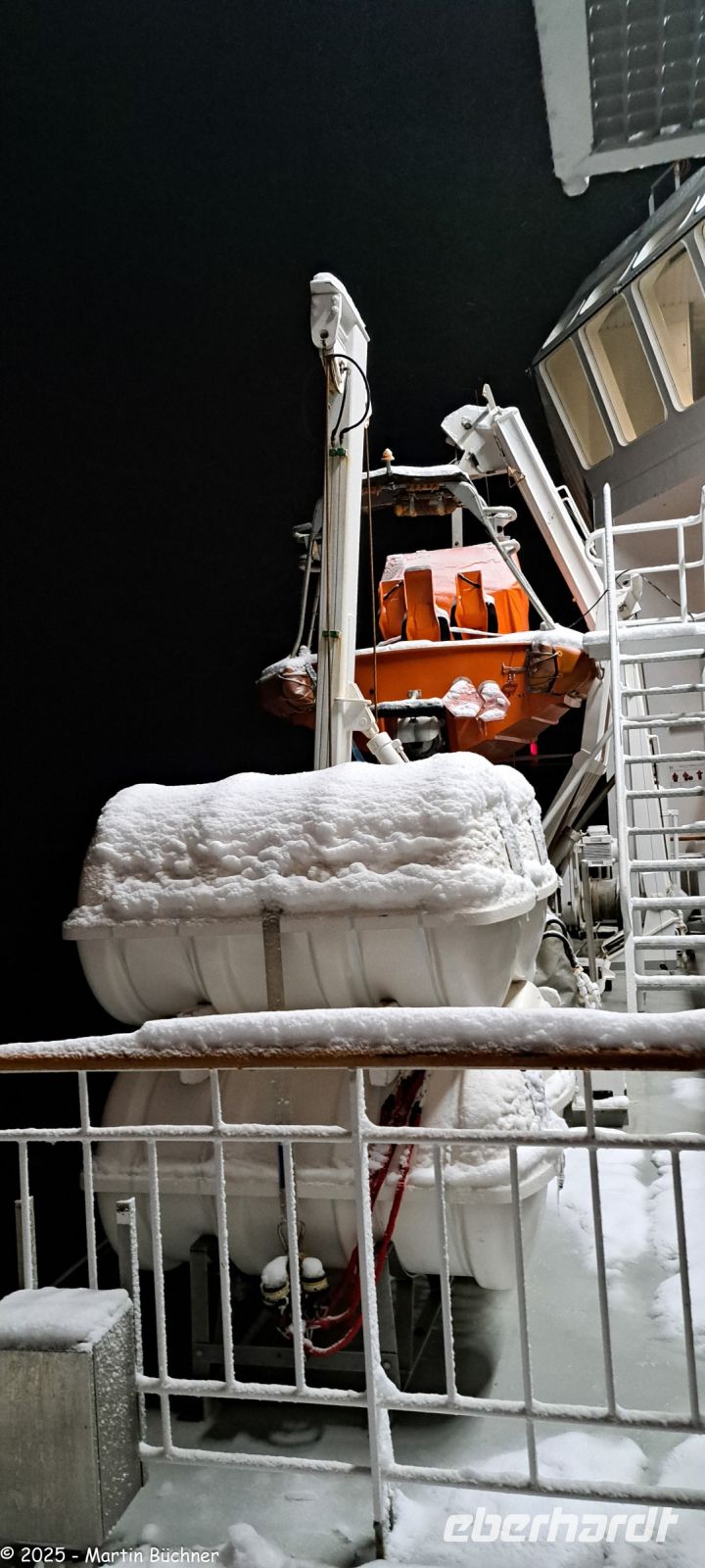 Honningsvåg - Schneesturm auf der Barentssee