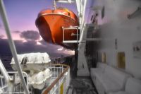 Hurtigruten MS Kong Harald plötzlich im Sturm