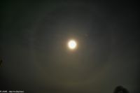 Båtsfjord - ganz nebenbei - ein Halo um den Mond