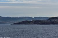 Das Agdenes fyr (Leuchtturm) markiert die Einfahrt in den Trondheimfjord