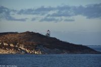 Das Agdenes fyr (Leuchtturm) markiert die Einfahrt in den Trondheimfjord