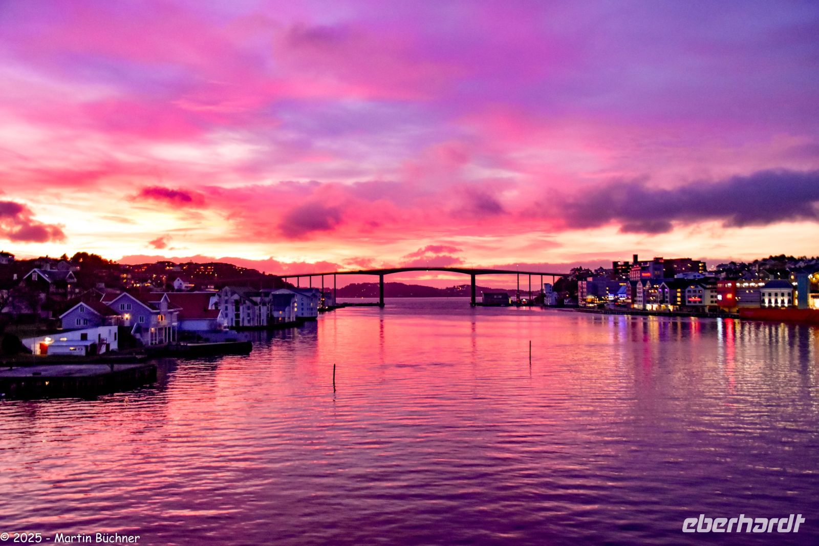 Klippfisch-Stadt Kristiansund in Nordmøre (Provinz Møre og Romsdalen)