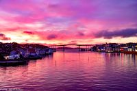 Klippfisch-Stadt Kristiansund in Nordmøre (Provinz Møre og Romsdalen)