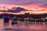 Klippfisch-Stadt Kristiansund in Nordmøre (Provinz Møre og Romsdalen)