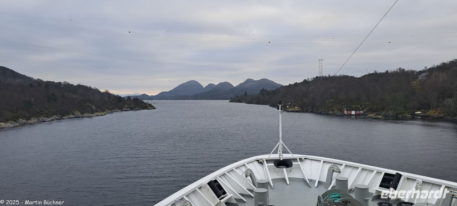 Anfahrt auf Bergen - Sonderroute wegen gutem Wetter