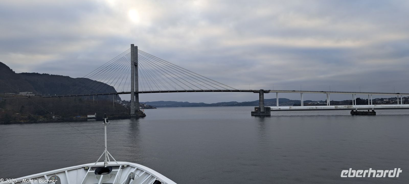 Anfahrt auf Bergen - Sonderroute wegen gutem Wetter