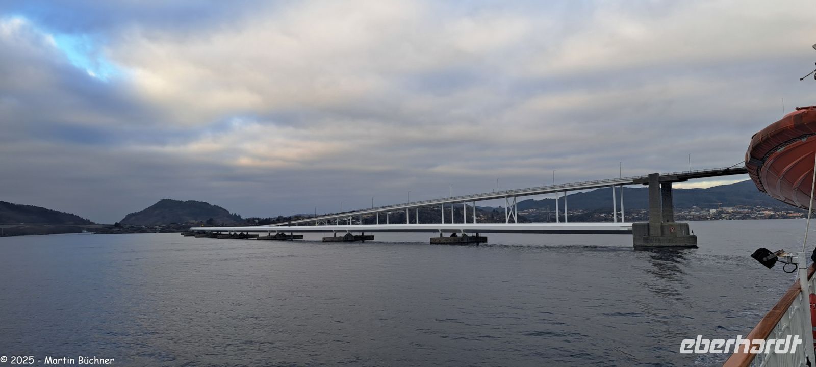 Anfahrt auf Bergen - Sonderroute wegen gutem Wetter