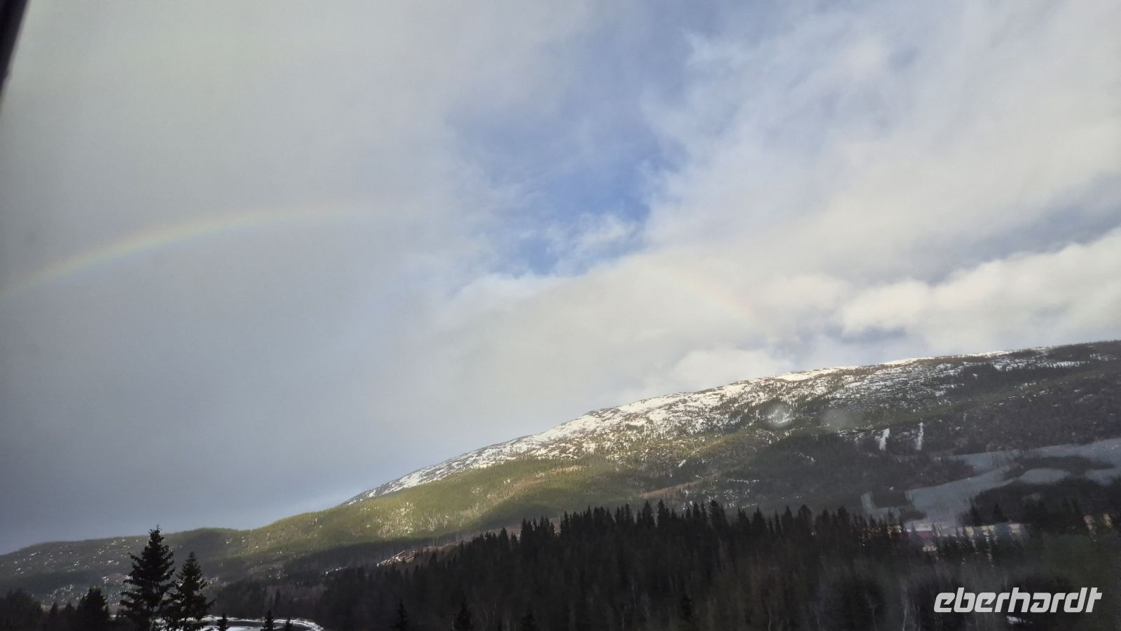 Zugfahrt mit der Nordlandsbahn