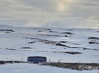 Unser Bus am Polarkreis