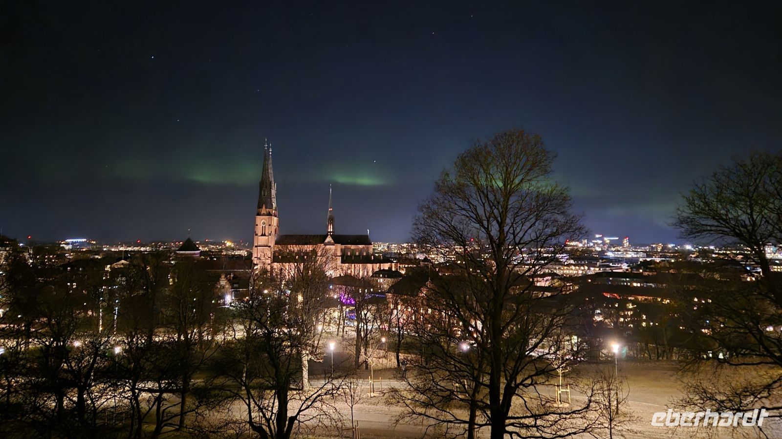 Nordlichter in Uppsala