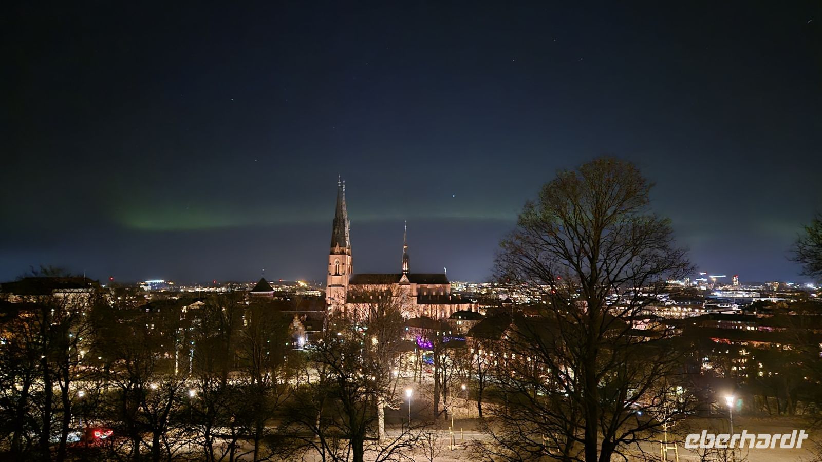 Nordlichter in Uppsala