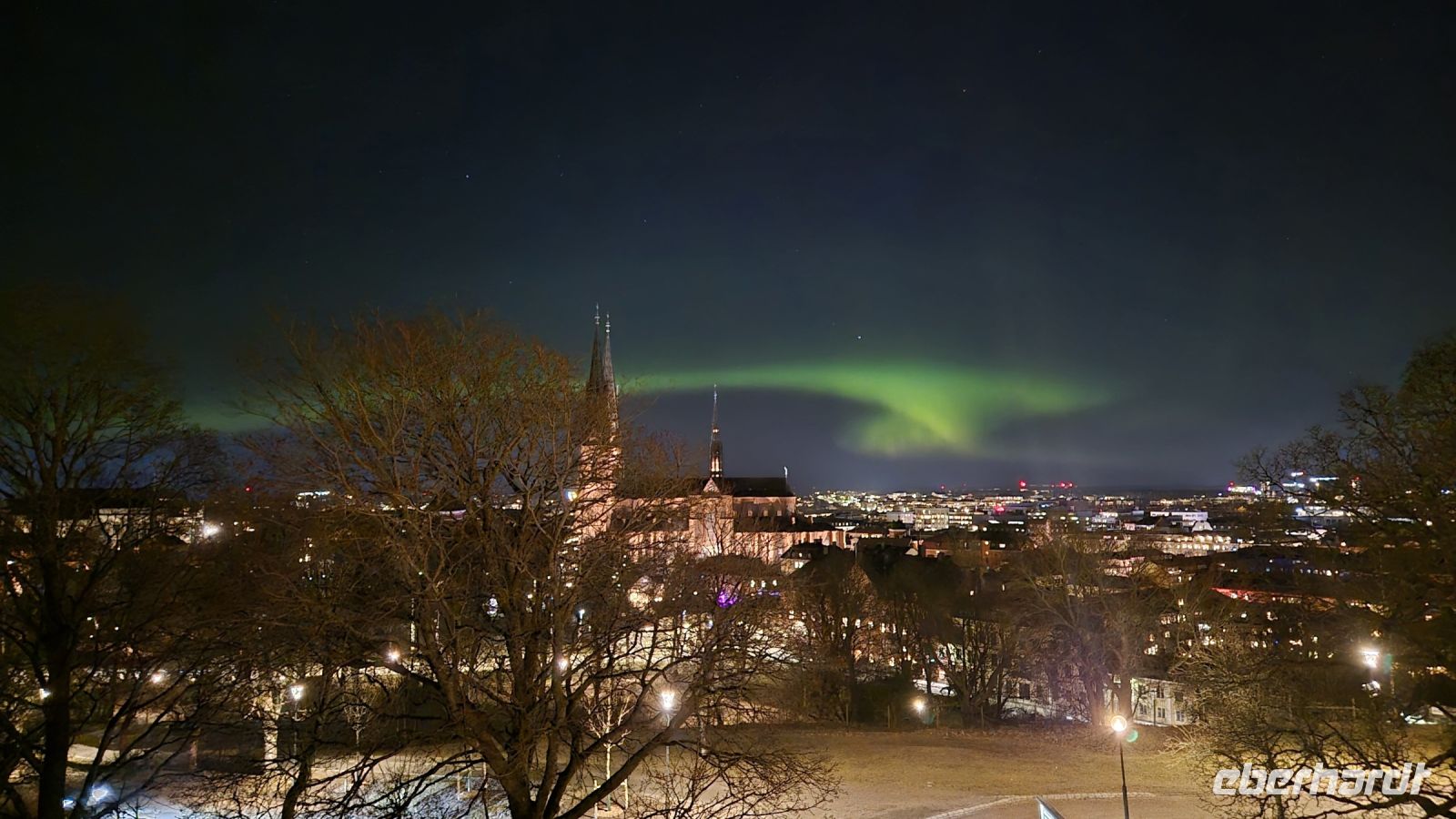 Nordlichter in Uppsala