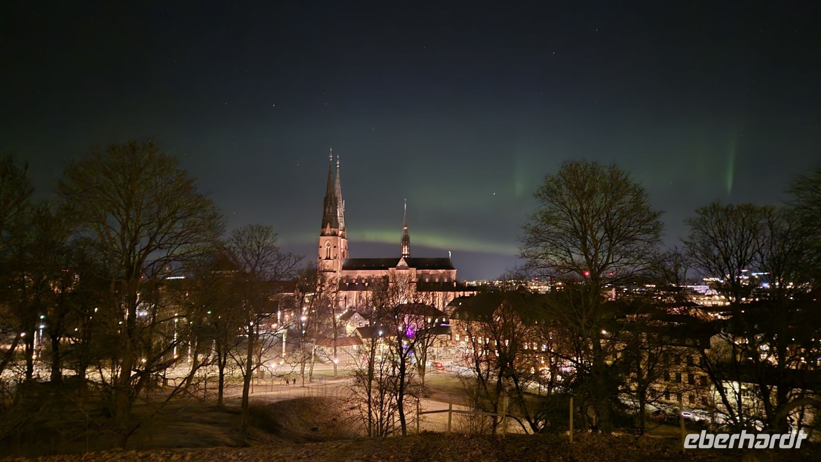 Nordlichter in Uppsala