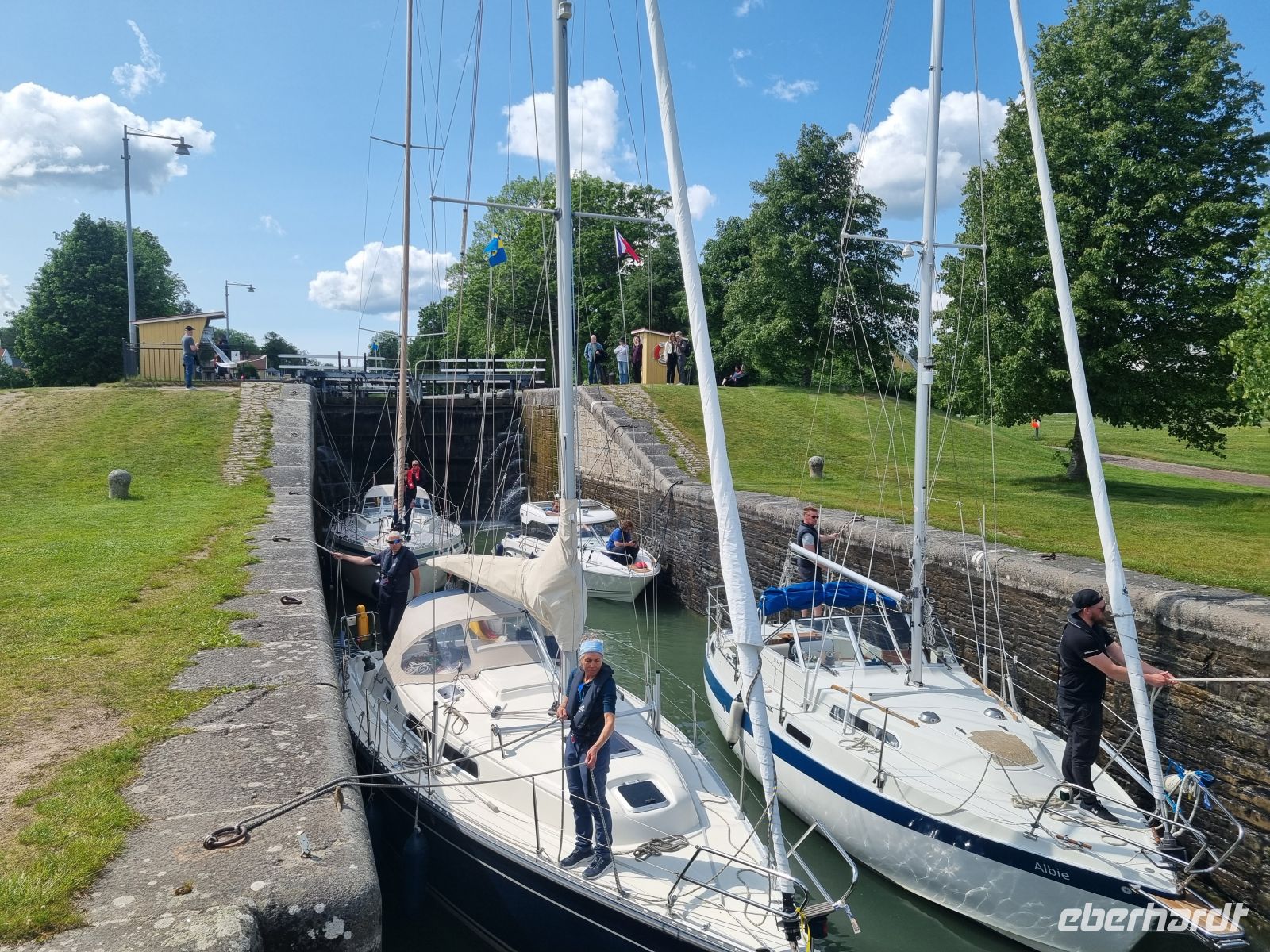 Göta-Kanal - Schleusen von Berg 