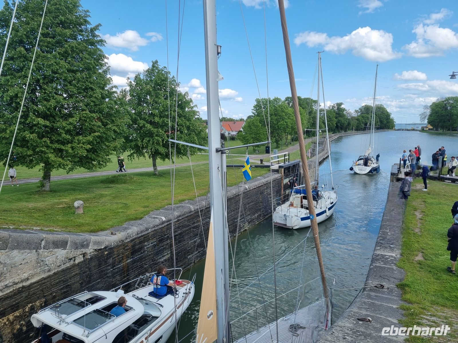 Göta-Kanal - Schleusen von Berg 