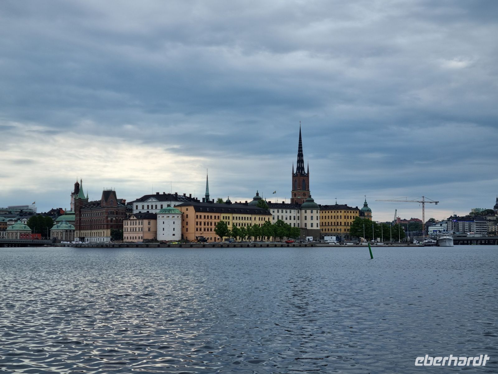 Stockholm - Mälarsee mit Insel Riddarholmen
