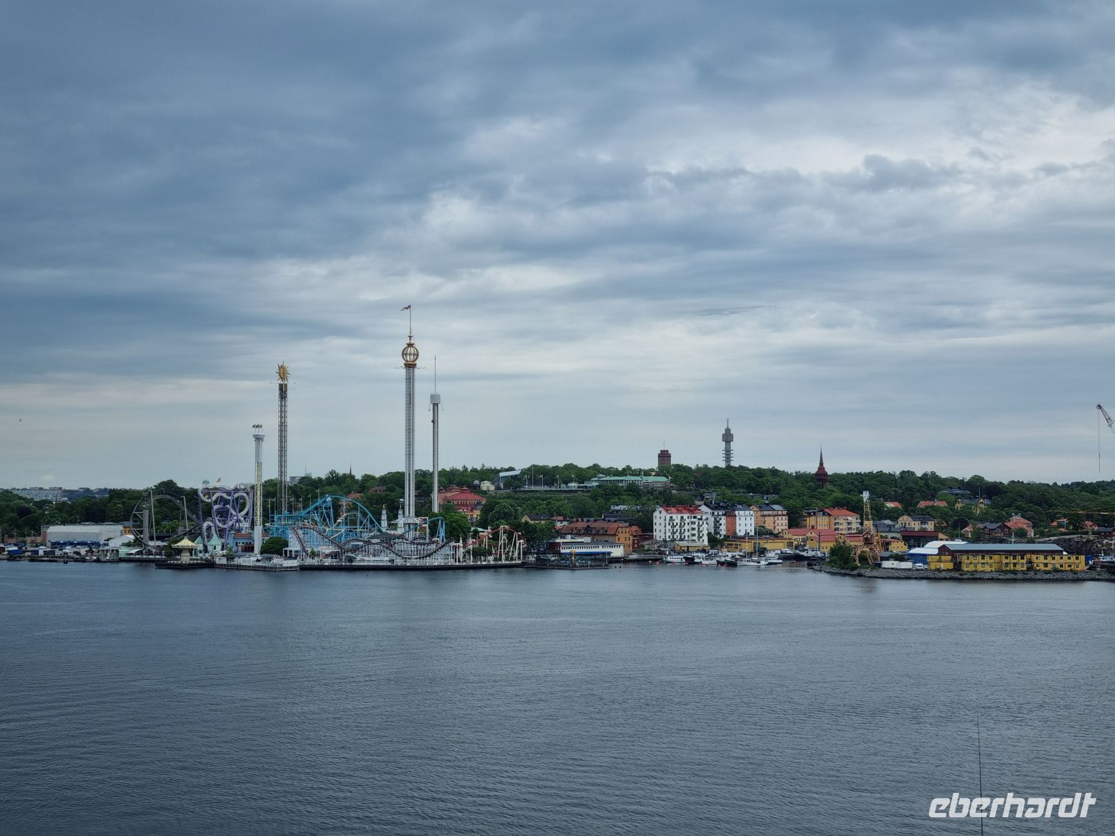 Stockholm - Ausblick von der Insel Södermalm (Insel Djurgården)