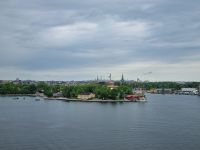 Stockholm - Ausblick von der Insel Södermalm (Insel Skeppsholmen)
