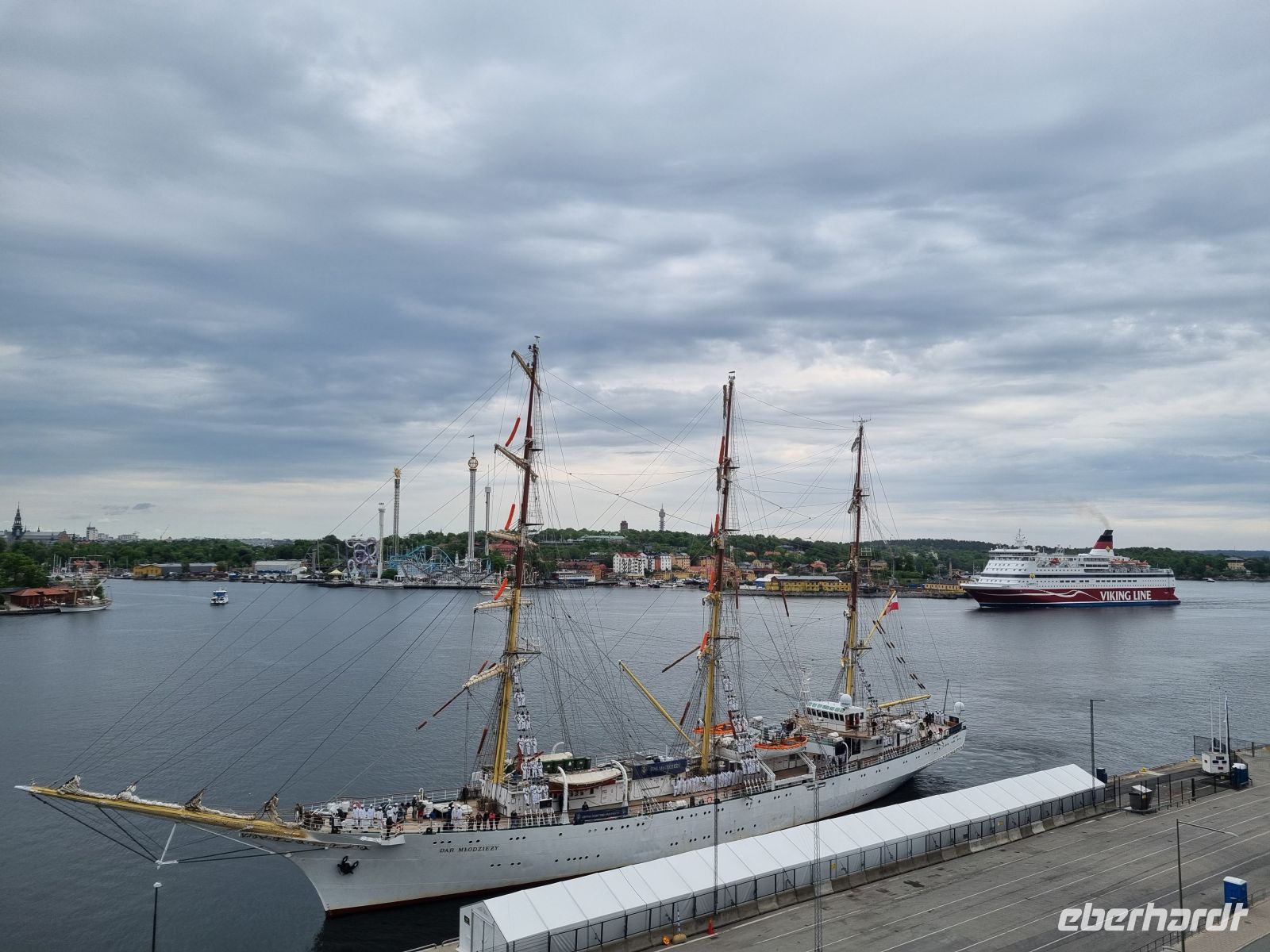 Stockholm - Ausblick von der Insel Södermalm auf die Ostsee