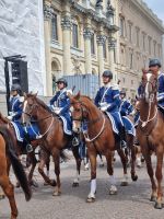 Stockholm - Wachablösung am Königlichen Schloss zum Nationalfeiertag am 6. Juni...