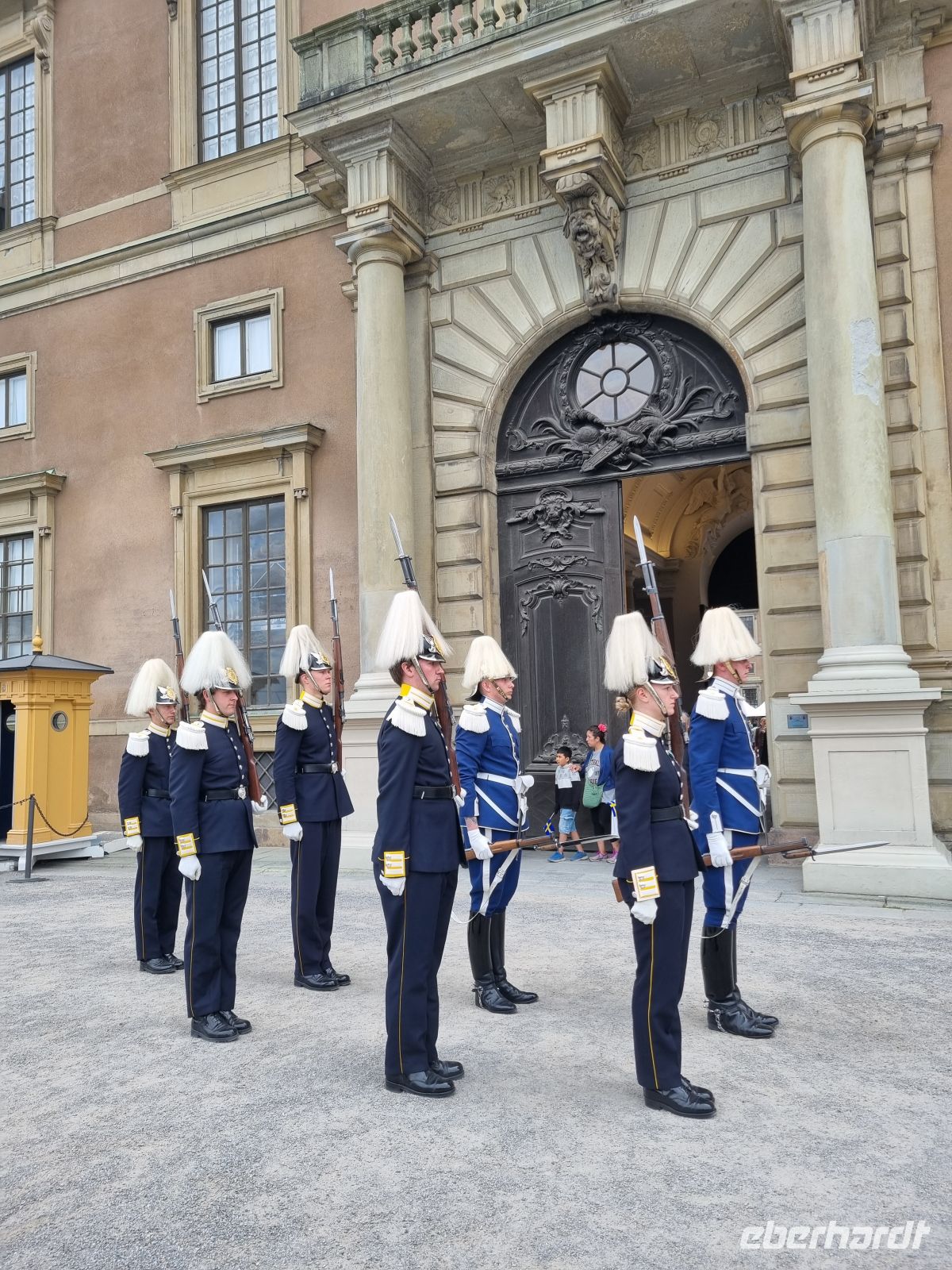 Stockholm - Wachablösung am Königlichen Schloss 