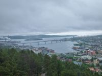 Sundsvall - Ausblick vom Nördlichen Stadtberg (Norra Stadsberget)