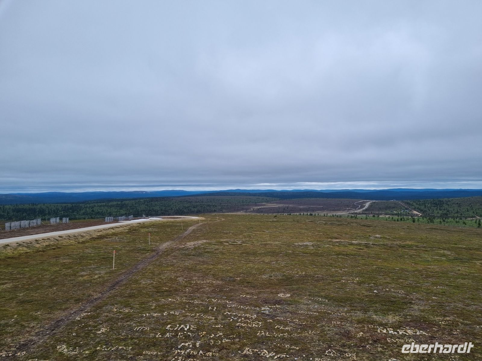 Kaunispää bei Saariselkä - Blick auf die Weite Finnisch Lapplands...