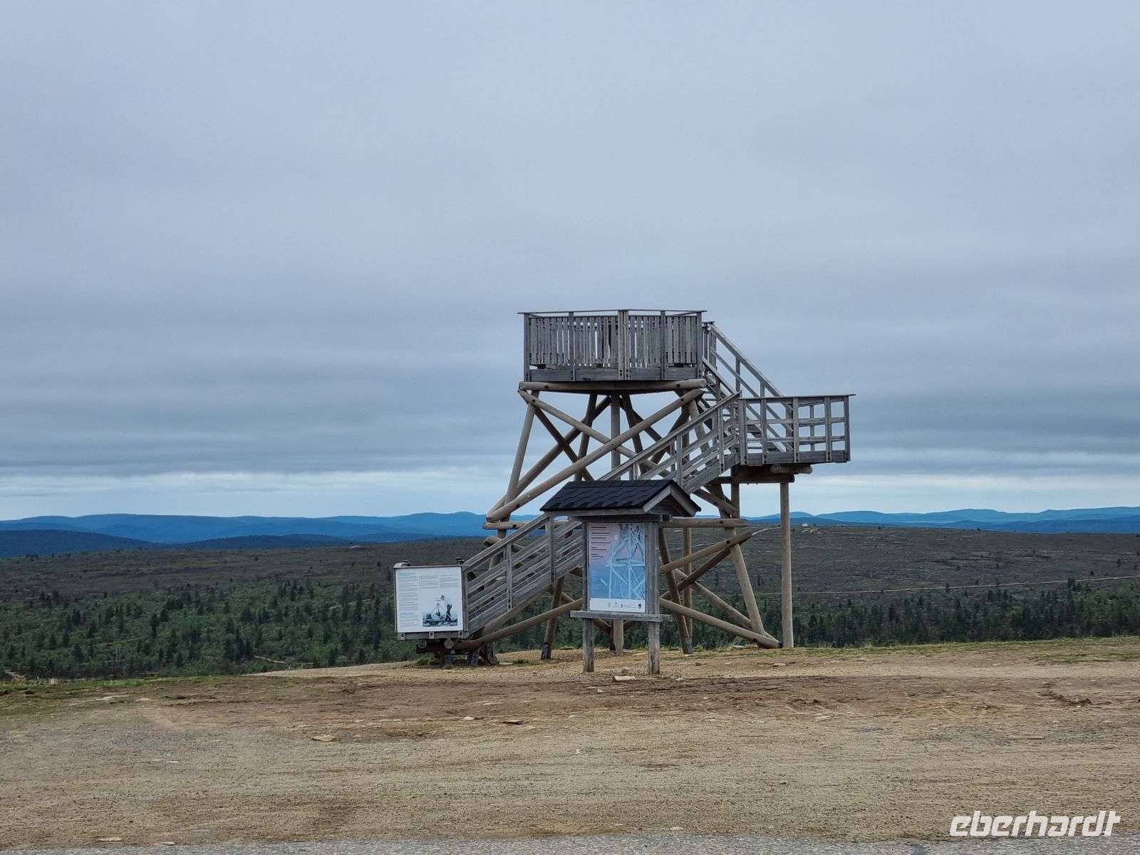 Kaunispää bei Saariselkä (Triangulationsturm) 